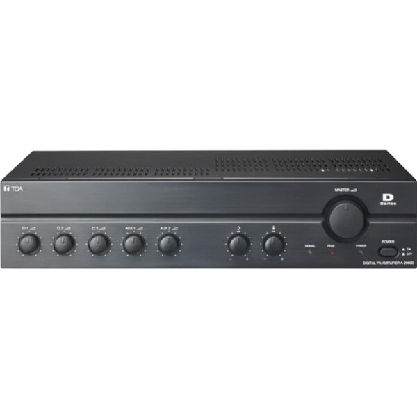 TOA 60W - 100V Only Pa Amp 3X Mic, 2X Aux Ip - Vox Muting