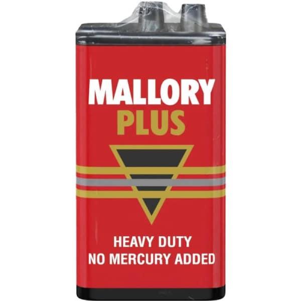 MALLORY 6V Heavy Duty Lantern Battery