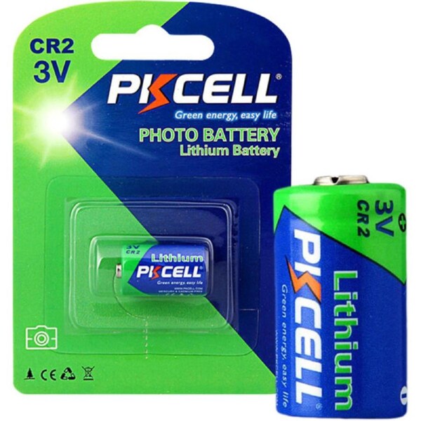 PKCELL 3V Lithium Cr2 Battery 1Pk Photo Battery
