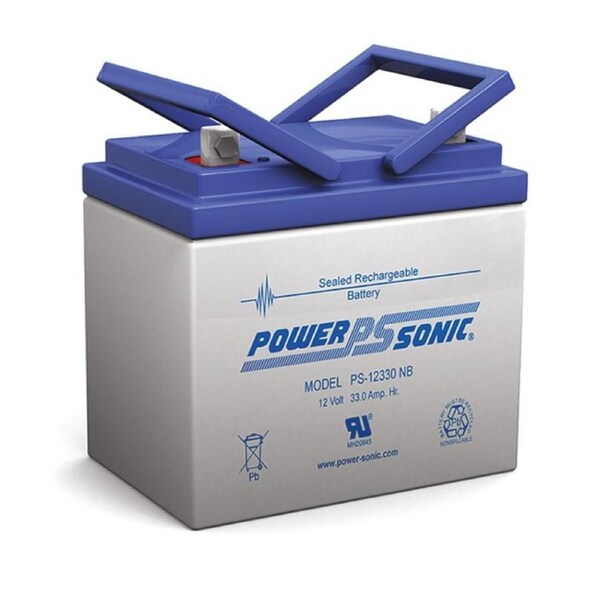 POWER SONIC 12V 33Amp Sla Battery Nb3 Terminal Sealed Lead Acid