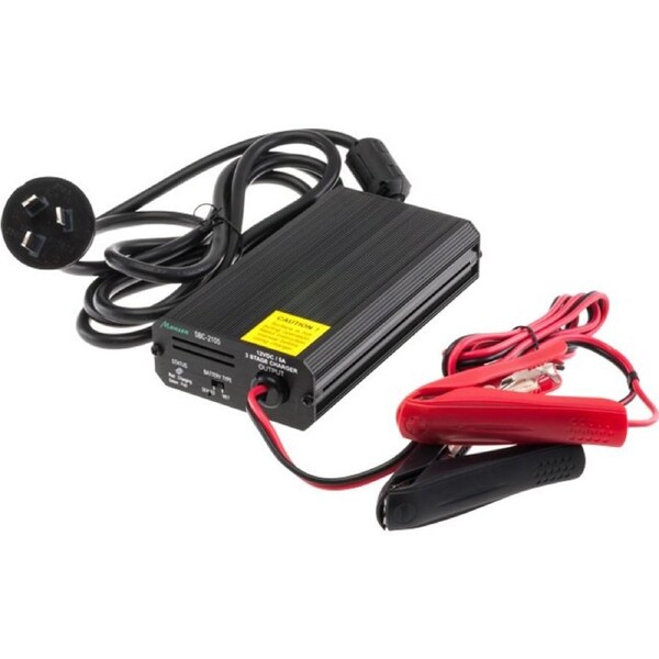 MANSON 12V 5A Sla Battery Charger 3 Stage Switching Mode