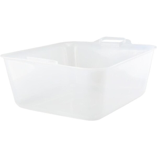 FISCHER PLASTIC Stor-Tub 9L Clear 325Mm-L X 318Mm-W X 140Mm-H
