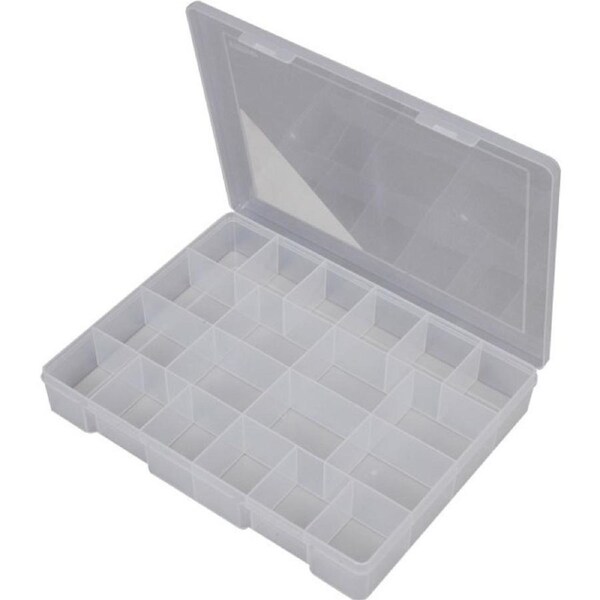 FISCHER PLASTIC 20 Compartment Storage Box Extra Large Plastic Case