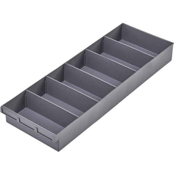 FISCHER PLASTIC Grey 300Mm Spare Parts Tray 300 W X 600 D X 100Mm H