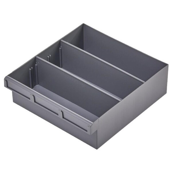 FISCHER PLASTIC Grey 300Mm Spare Parts Tray 300 W X 300 D X 100Mm H