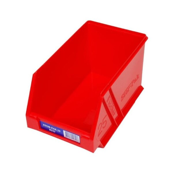FISCHER PLASTIC Regular Storage Drawer Red Stor-Pak Containers
