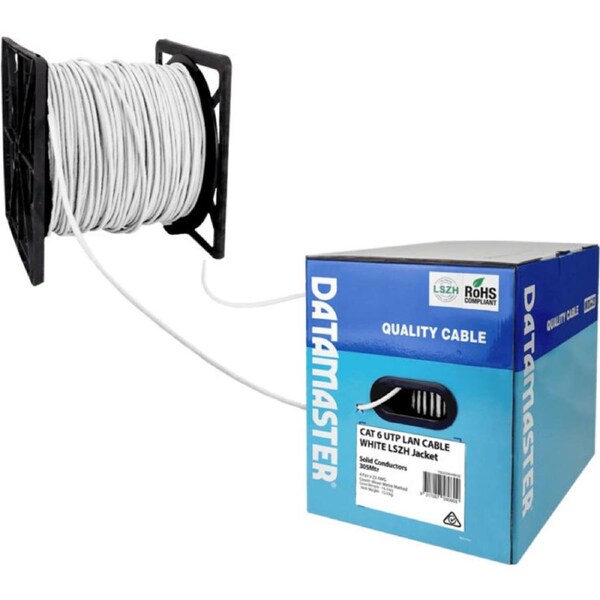 DATAMASTER 305M Utp Cat6 Solid Cable White Roll Code
