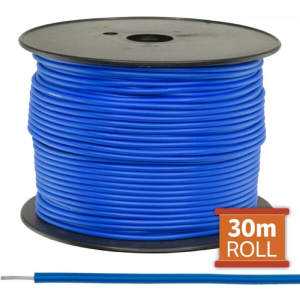 DOSS 30M Blue Hookup Wire/Cable Sold As A Reel 30M