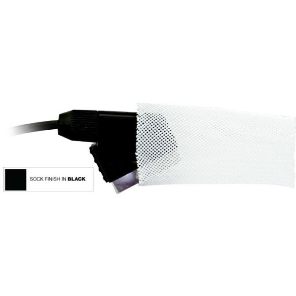 EZYMOUNT RED 55Mm Venturi Cable Sox - Black Per 100M Metre Roll