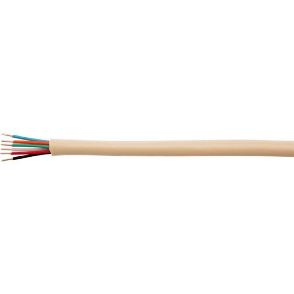 Round Telephone Cable - 1M 6 Core / 3 Pair - Per Metre