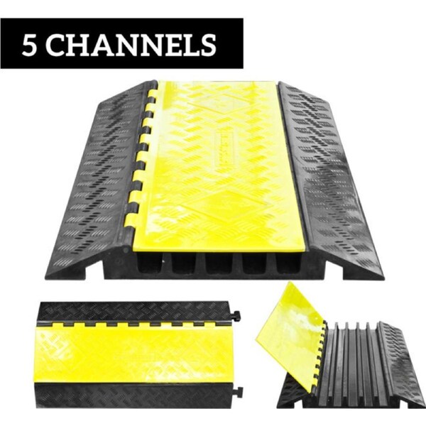 CABLE SAFE 5X 3.5Cm Channel Cable Guard Extreme Heavy Duty Ramp