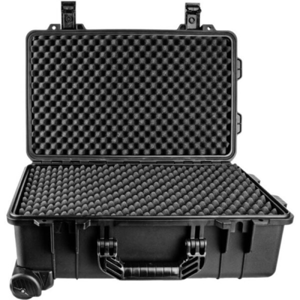 GEARSAFE 530X 355X 225 Protective Black Trolly Case With Foam Gearsafe