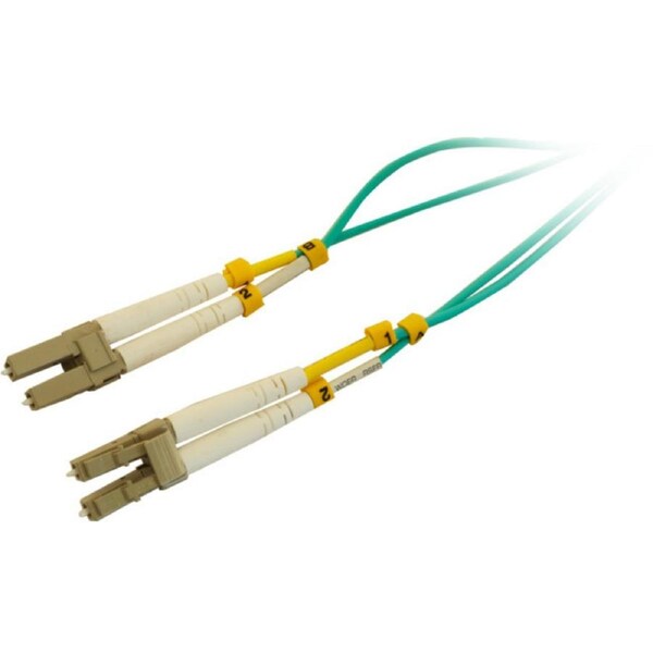 PRO2 2M Mm Fibre Patch Lead Lc-Lc Od 3.0Mm Dx 50/125 Om3 Lszh
