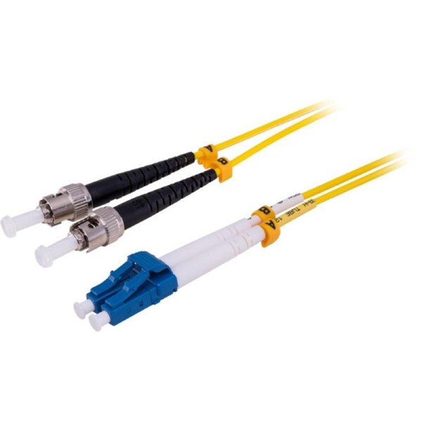 PRO2 1M Sm Fibre Patch Lead St-Lc Sm Dx 3.0Mm Lszh Os2