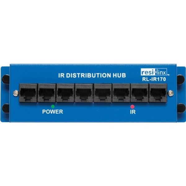 RESI-LINX Ir Over Cat5 Distribution Hub 7X Rj45 In 1 Out Resi-Linx