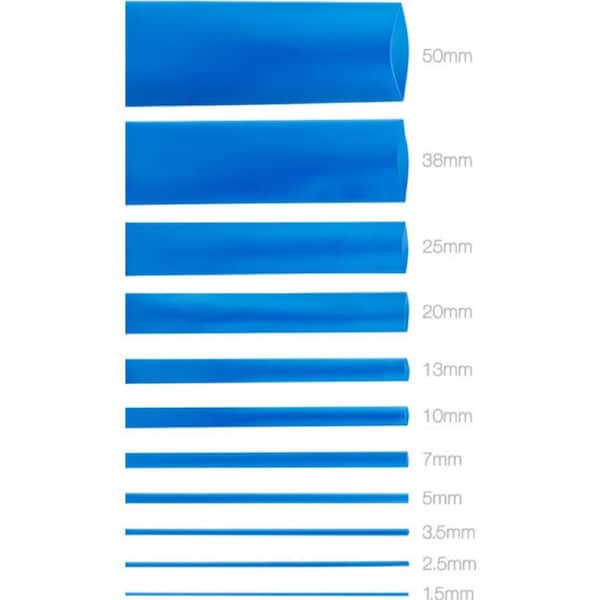 7.0Mmx1.2M Heat Shrink - Blue Hsbl135