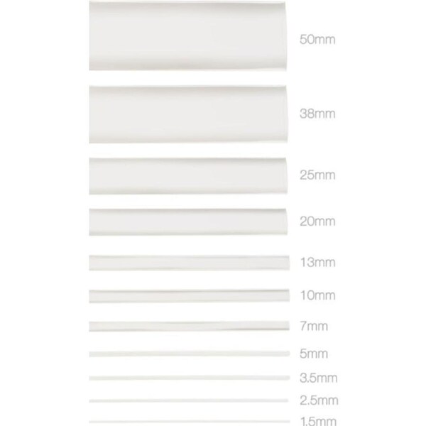 13Mmx1.2M Heat Shrink - Clear Hscl135