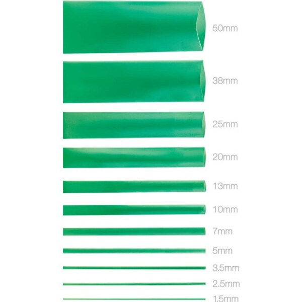 50Mmx1.2M Heat Shrink - Green Hsgn135