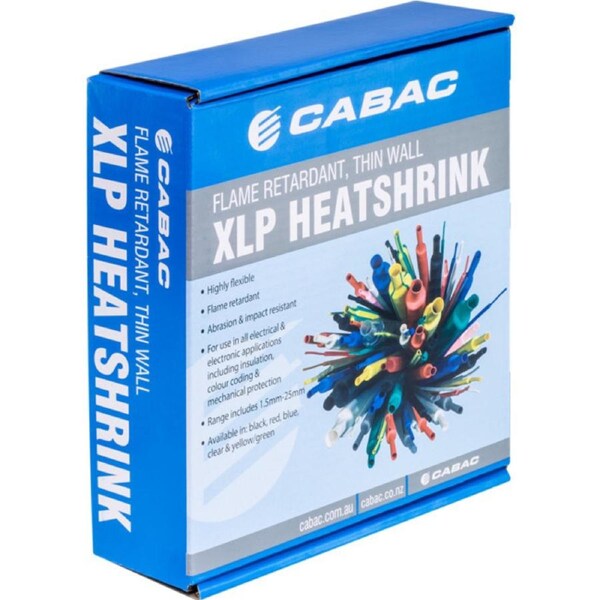 CABAC 12.7Mm X 5M Heat Shrink Box Clear