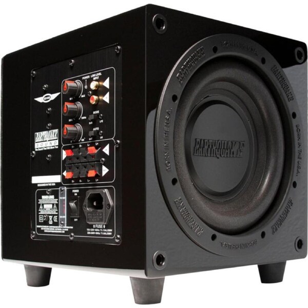 EARTHQUAKE 8" Powered Subwoofer 320W W/ Slaps Black Earthquake