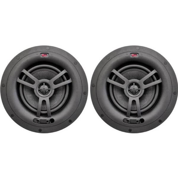 EARTHQUAKE 6.5" Edgeless Ceiling Speakers Pr One Hander Ez Mount Shallow