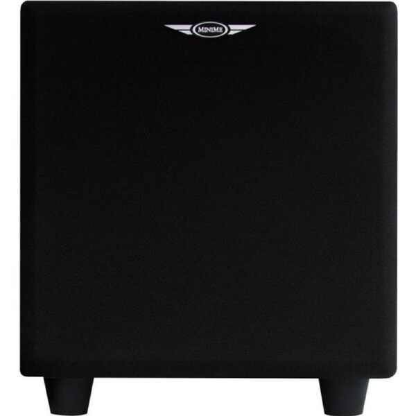 EARTHQUAKE 8" Powered Subwoofer 320W W/ Slaps Front Firing Black