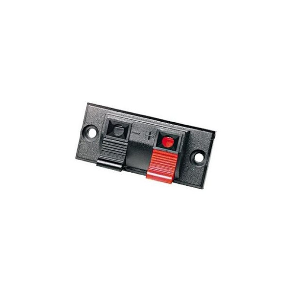 2 Post Speaker Terminal Strip Push Red And Black