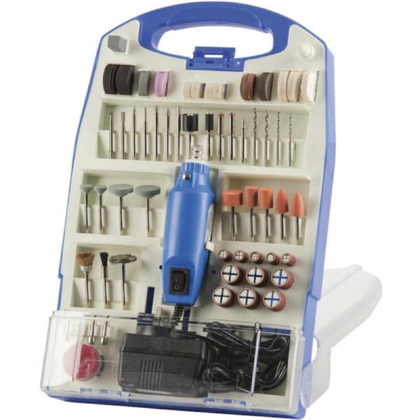 DURATECH 110 Piece 12V Rotary Tool Kit Drill Sand Polish Carve Grind