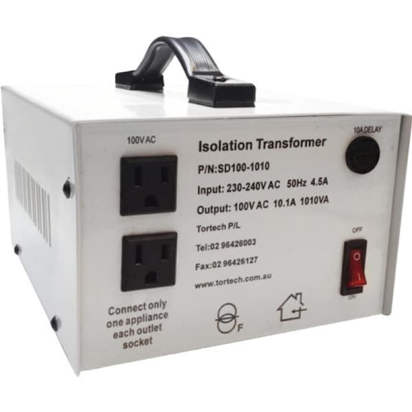 TORTECH 100V 1010W Japanese Voltage Stepdown Transformer