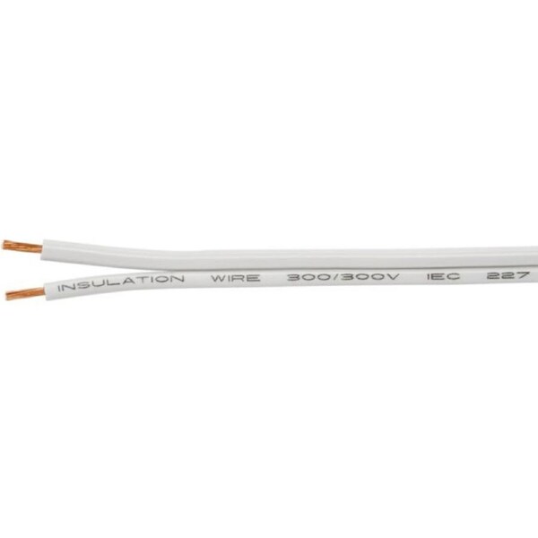 DOSS White Twin Power Cable -1M - Per Metre Figure 8