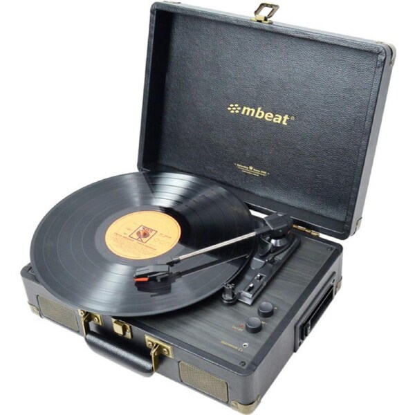 MBEAT Bluetooth Cassette Turntable Retro Design