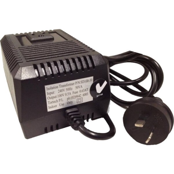 TORTECH 100V 50W Japanese Voltage Stepdown Transformer