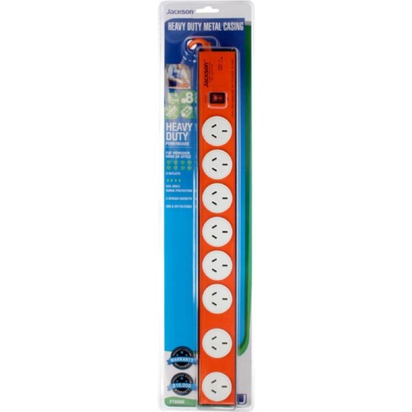 JACKSON 8 Way Metal Powerboard Jackson