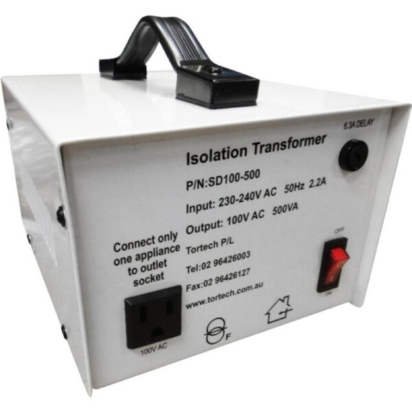 TORTECH 100V 500W Japanese Voltage Stepdown Transformer