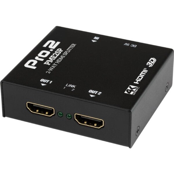 PRO2 2-Way Hdmi Splitter 1 In 2 Out 4K30 Hdmi2Sp Replacement