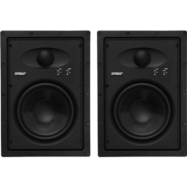 EARTHQUAKE 6.5" Edgeless Inwall Speakers Pair Earthquake
