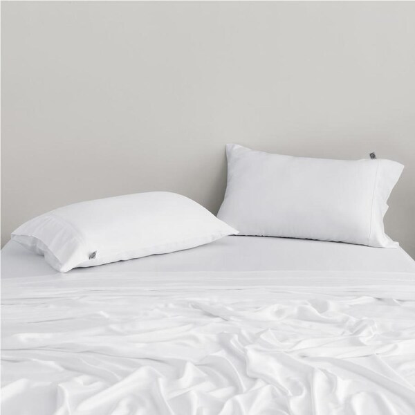 Natural Home Bamboo Standard Pillowcase White Twin Pack