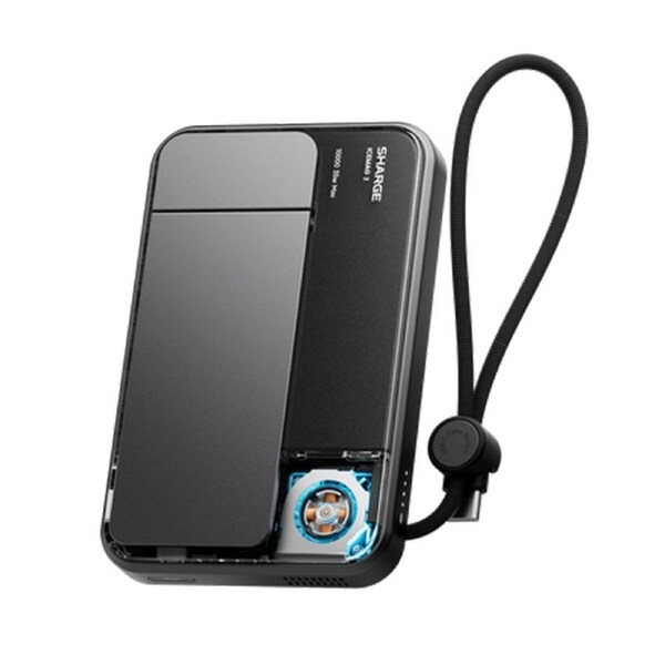 Sharge IceMag 3 Magnetic Power Bank - Black