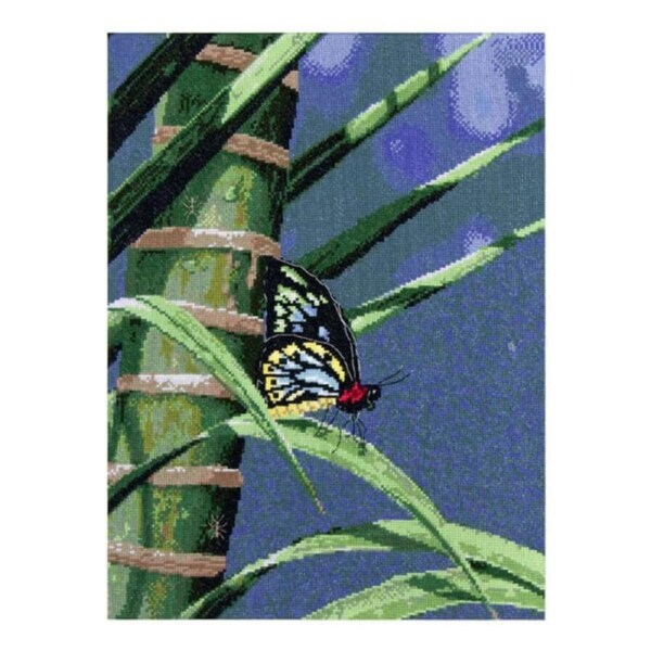Natalie Jane Parker Counted X Cross Stitch Cairns Birdwing Butterfly Kit