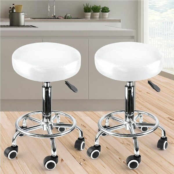Levede 2x Levede Swivel Salon Barstool Hairdressing Stool Barber Chair Equipment Beauty