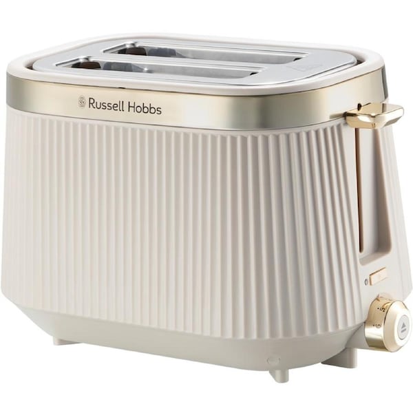 Russell Hobbs Brontë 2 Slice Toaster, Stone - RHT2676STN