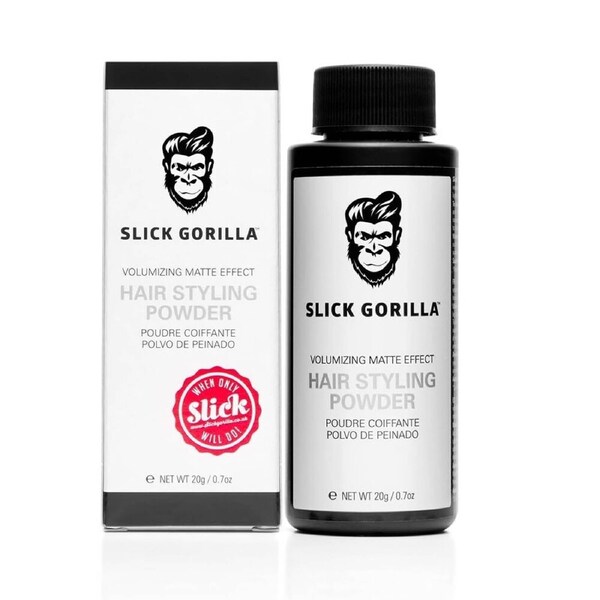 2 x SLICK GORILLA Men's Hair Styling Powder for Matte Finish - 20g