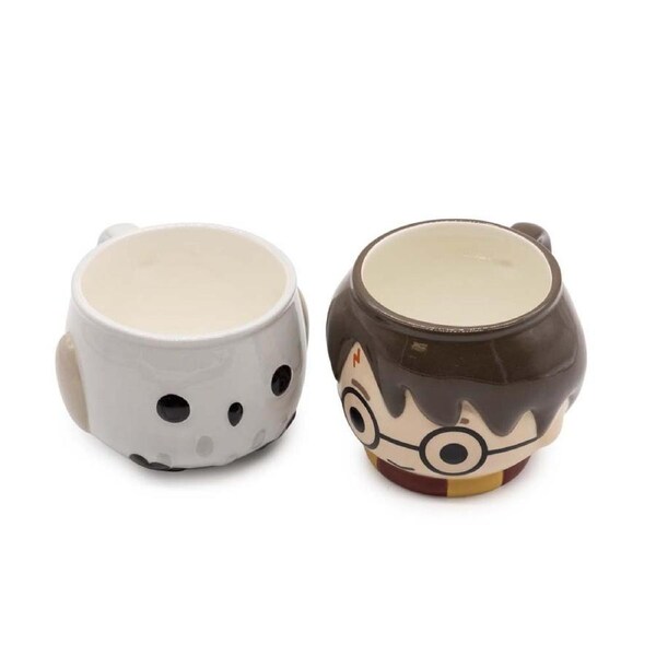 Harry Potter - Harry & Hedwig Moulded Mug 2-Pack
