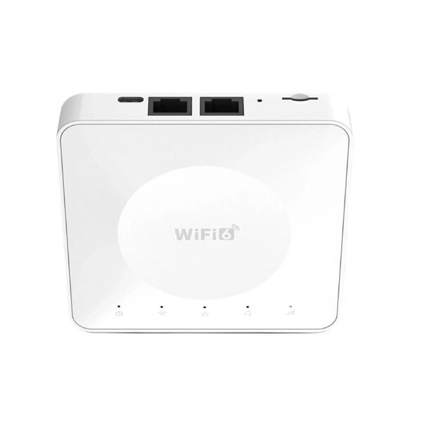 BDI 4G LTE WiFi 6 router portable SIM card hotspot 32 devices connected to dual Ethernet ports