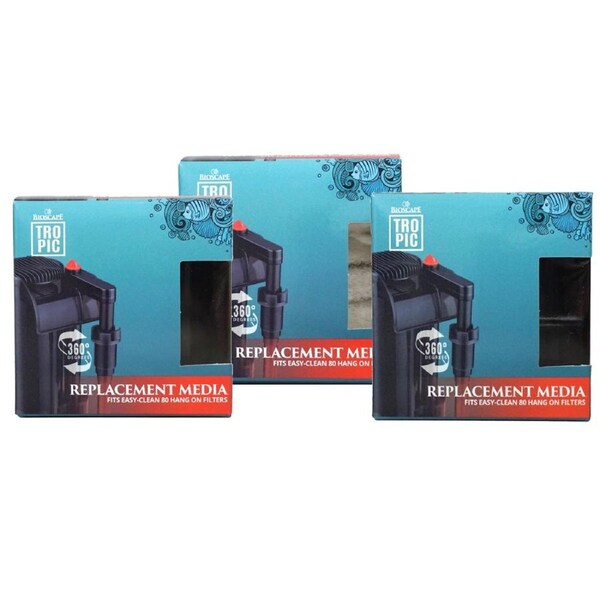 Bioscape Tropic 320 Hang-On Filter Refresh Pack 3pk