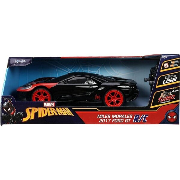 Marvel Comics - 2017 Ford GT (Mile Morales) 1:16 Scale Remote Control Car