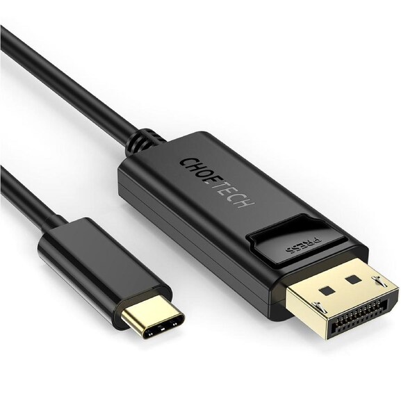 Choetech XCP-1801 USB-C to DisplayPort M to M 4K 60Hz Gold -Plated cable 1.8M