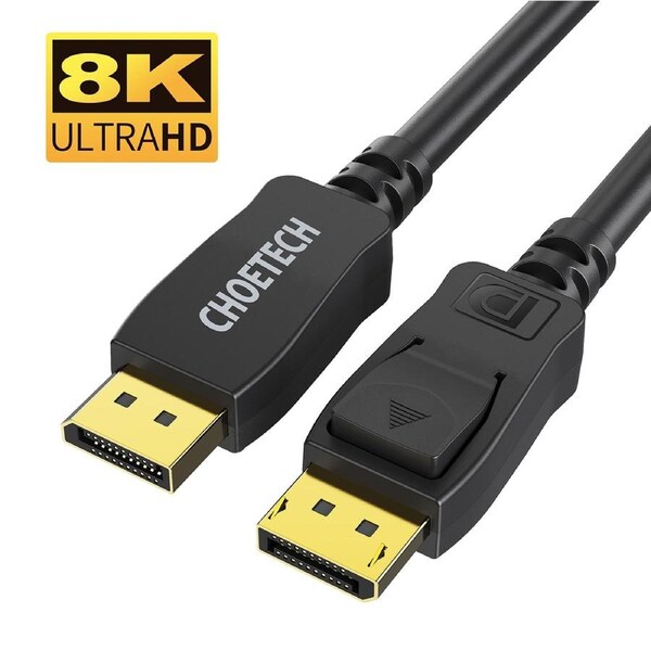 Choetech XDD01 8K 60Hz Resolution DP to DP cable 2M