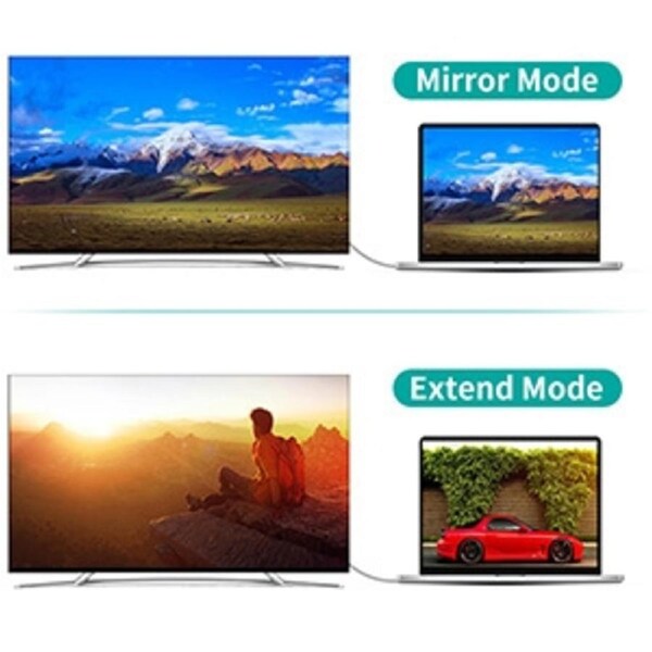 Choetech HUB-H11 USB-C to DisplayPort Adapter - 4K Braid Shielding+Gold-plated+Aluminum Housing 20cm