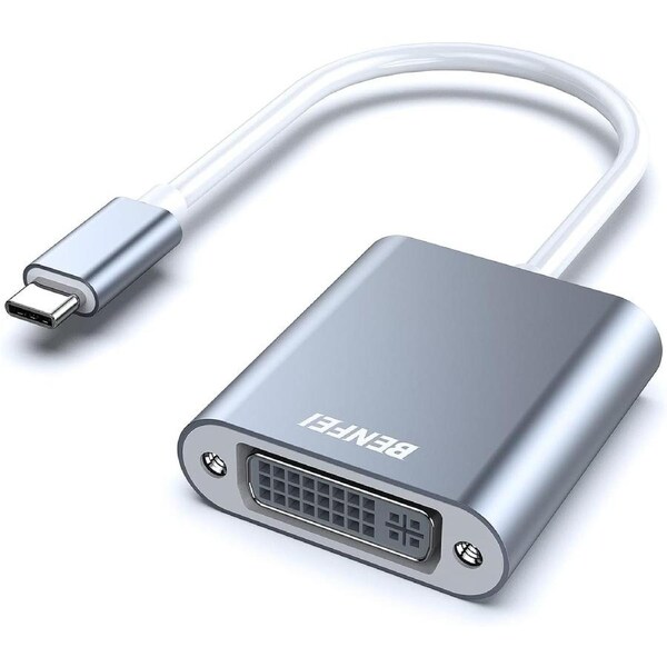 BENFEI 000164GY USB-C to DVI Adapter (Thunderbolt 3/4 Compatible)